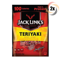 2x Packs Jack Links Meat Snacks Teriyaki Beef Jerky 1.25oz Fast Shipping! - £11.32 GBP