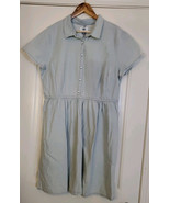 Old Navy Womens Shirt Dress XL Tall  Chambray Denim Button Front Mini Ca... - €20,21 EUR