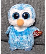 NM* Ty Beanie Boos - ICE CUBE the Blue Penguin (6 Inch)(Glitter Eyes) NMWMT - £13.29 GBP