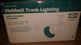 Hubbell Head White Finish for Ceiling Wall Track Light System - £15.37 GBP