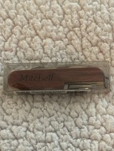 Smoky Mountains Souvenir Knife Multifunction Pocket Knife Engraved Mitchell - $275.84 MXN