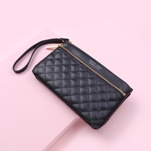 New 2022 Women Wallet Fashion Card Phone Storage Bag Long PU Leather Wallets Zip - £11.45 GBP