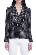 Love Token angie tweed blazer in Black - size M - £119.11 GBP