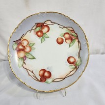 Haviland France artist signed hand painted Cherry plate signed H Streeter - £116.72 GBP