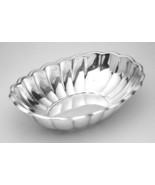 REED &amp; BARTON HOLIDAY 176 8.5” STERLING SILVER PLATED SCALOPED FLUTED DI... - $165.98 MXN