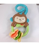 Fisher Price Monkey &amp; bananas baby Rattle Teether My Little SnugaMonkey ... - €35,69 EUR