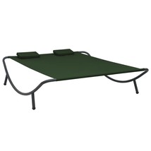  Lounge Bed Green Oxford fabric, steel Double Removable Covers - $2,570.95 MXN