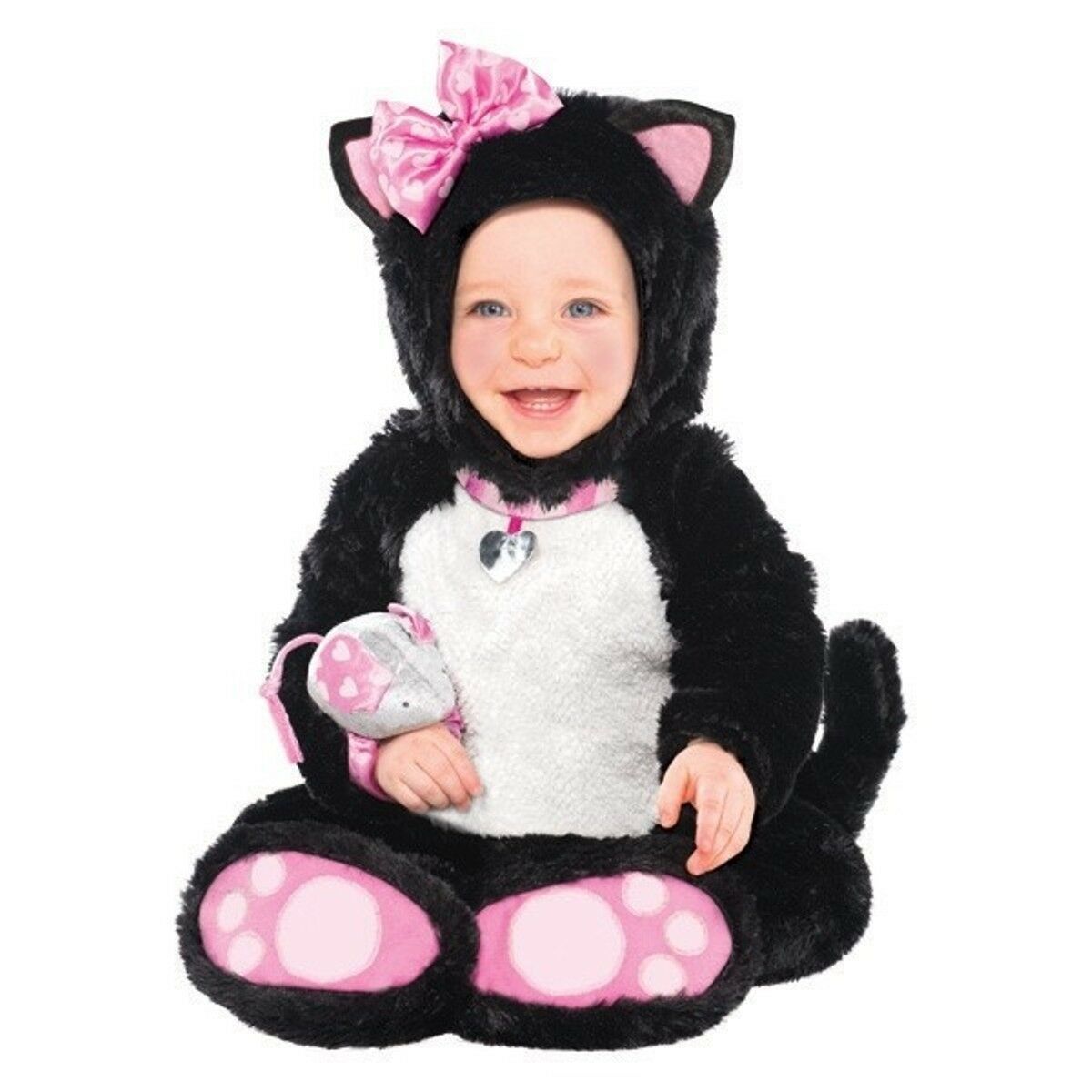 Itty Bitty Kitty Infant 0-6 Months Costume with Mouse Rattle - $36.67