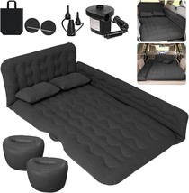 Suv Inflatable Car Bed For Back Seat Sleeping, With Pillows, Car Air Mattress. - £41.81 GBP