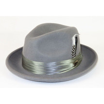 Bruno Capelo Hat Australian Wool Crushable Fedora Giovani UN130 Gft.Gray image 5