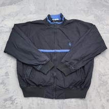 Nautica Jacket Mens XL Blue Long Sleeve Banded Cuffs Full Zip Windbreaker - £23.72 GBP