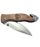 Knife - Rosewood Liner Lock Knife - Superdad - 138 - £23.49 GBP