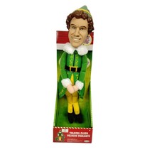 Buddy the Elf Talking Plush 12 in Christmas Talking Doll Movie Quotes Jakks - £15.84 GBP