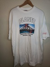 Vintage XL 90s 1994 Waterworld Wrap Party MOVIE Shirt White HAWAII Kevin... - £72.37 GBP