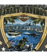 Harley Davidson T Shirt 2XL San Diego California Chest Pocket  - $47.86 CAD