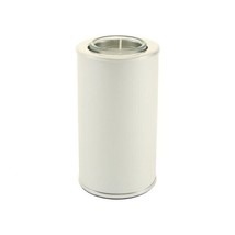 Small/Keepsake Aluminum White Memory Light Cremation Urn, 20 cubic inches - $103.50