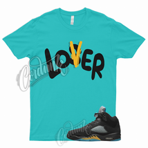 LOVER T Shirt to Match 5 Aqua Black Aquatone Taxi Yellow Pollen V Tone Teal 1 - £20.16 GBP+