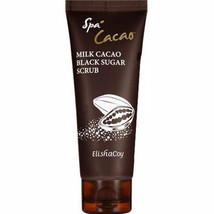 ELISHACOY Milk Cacao Black Sugar Scrub Tube 100g &quot;US Seller&quot; - £7.82 GBP