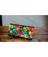 Women&#39;s Trifold Wallet - M n M Candy Pattern Design - $33.97 CAD