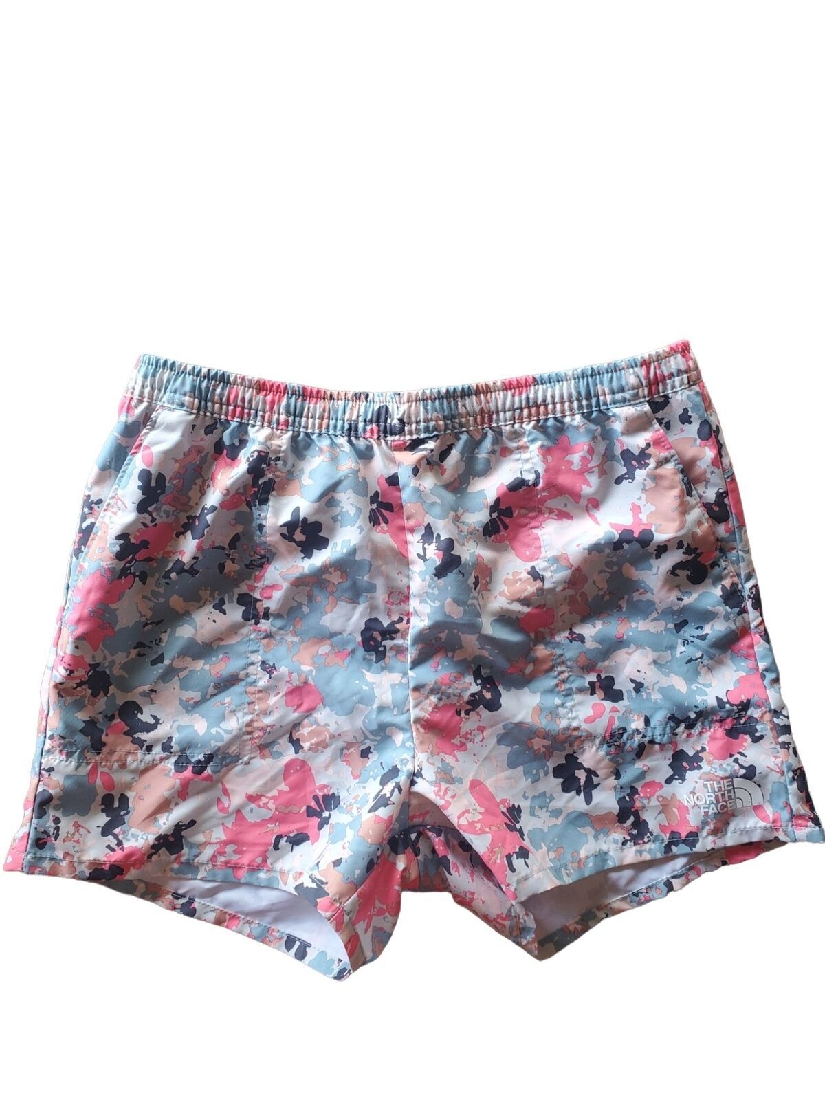 The North Face Shorts 14/16 Girls Large Multicolor Pockets Casual Summer Bottoms - $18.80