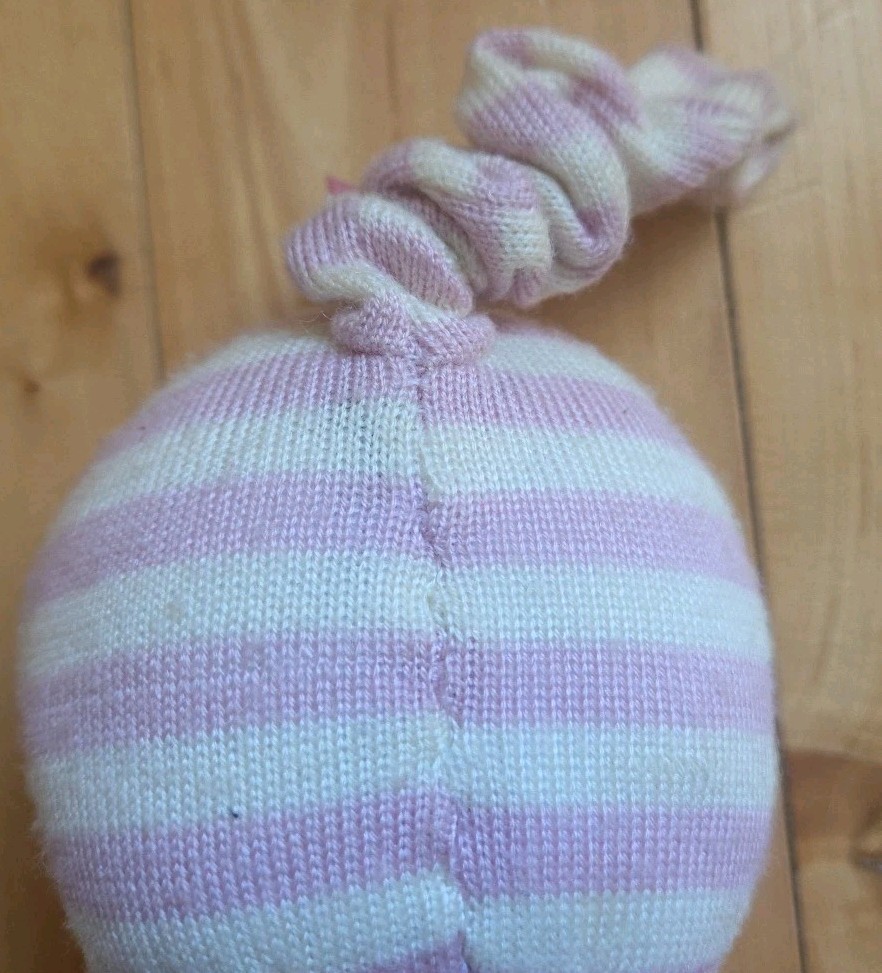 Little JELLYCAT Octavia Octopus Jitter Pink White Wiggles and Jiggles Pull Chord Item image 8