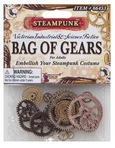 Forum Novelties Men&#39;s Steampunk Victorian Bag Of Gears Costume Accessory, Multi  - £48.68 GBP