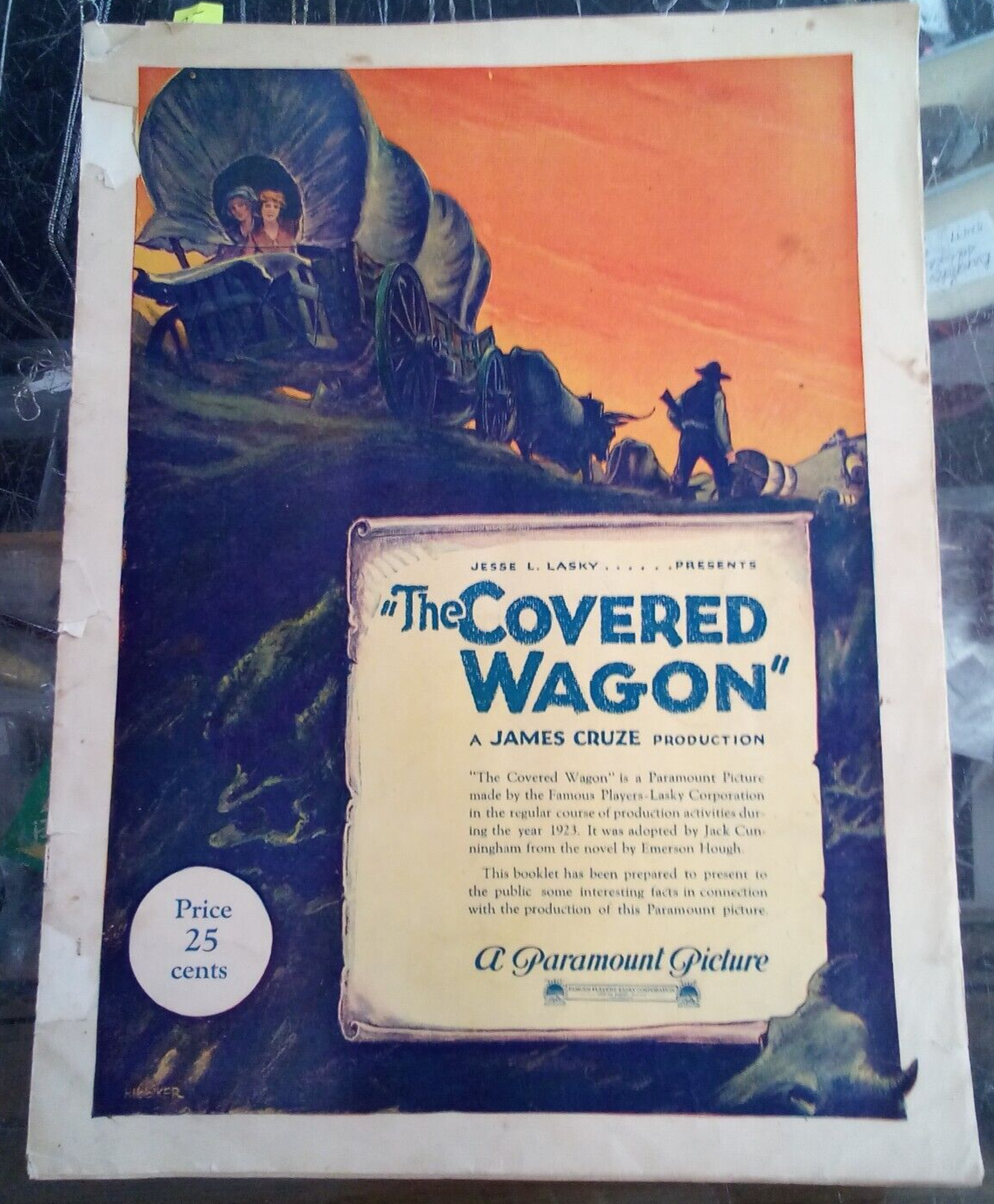 The Covered Wagon Movie Souvenir Booklet 1923 - $9.89