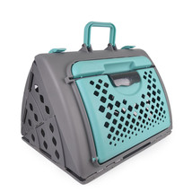 Pet Foldable Travel Cat Carrier - Front Door Collapsible Carrier Plastic Cat Lig - £131.14 GBP