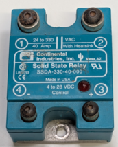 Continental Industries SSDA-330-40-000 Solid State Relay - $14.84