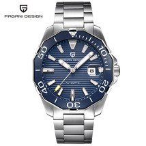 Mechanical Watch Men&#39;s Steel B Multifunctional Fashion Waterproof Trendy Men&#39;s W - £199.73 GBP