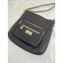 Multi Sac Purse Black Faux Leather Crossbody Bag - £11.98 GBP