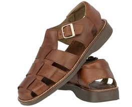 Men&#39;s Chedron Authentic Mexican Huaraches Closed Toe Fisherman Sandals B... - £31.93 GBP