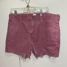 Gap Women’s Shorts Size 12 31 Waist 34” Pink  Corduroy Soft - £5.31 GBP