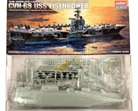 USS Eisenhower CVN-69 Carrier 1/800 Scale Plastic Model Kit - ASSEMBLY R... - $54.44