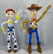 Disney Pixar Sheriff Woody And Jessie  9&quot; Dolls  Toy Story 2017 Figures. *Used* - £14.68 GBP