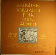 Alfred Deller And The Deller Consort - Vaughan Williams Folk Song Album (LP) (G+ - £2.96 GBP