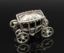 BEAUCRAFT 925 Silver - Vintage Old Fashion Carriage Pendant (MOVES) - PT... - £37.39 GBP