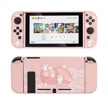 Geekshare Protective Case For Switch, Soft Tpu Slim Case, Steamed Bun Rabbit - £27.17 GBP