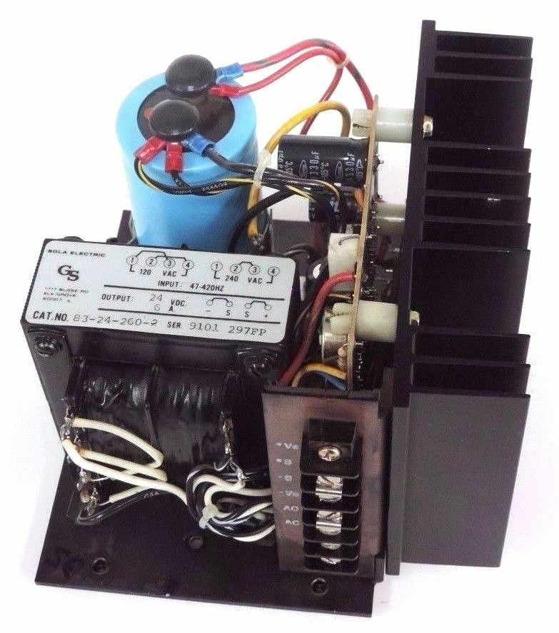 SOLA ELECTRIC 83-24-260-2 POWER SUPPLY 83242602 OUTPUT: 24VDC, 6A - £60.35 GBP