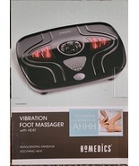 Homedics Vibration Foot Massager With Heat FMV-400HBK-2 With Box  - £11.25 GBP