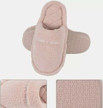 LOOPUINHOM ~ Women&#39;s Large (9-10) ~ Pink ~ Soft Plush Slippers w/Memory ... - £18.38 GBP