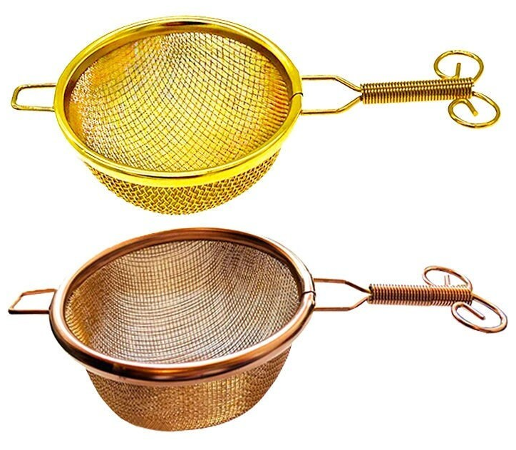 Double Layer Tea Strainer/Infuser/Sifter/Filter/Colander/Teaware/Brewing... - $9.00