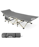 Camping Cot, 450LBS(Max Load), Portable Foldable Outdoor Bed w/ Carry Ba... - $81.45 CAD