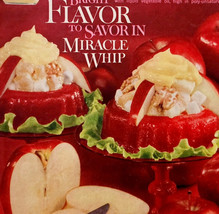 1963 Kraft Miracle Whip Advertisement Raspberry Apple Salad Recipe DWQQ14 - £19.30 GBP