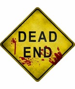 Dead End Bloody Novelty Metal Crossing Sign - £21.54 GBP