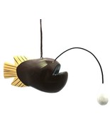 Angler Fish Fair Trade Nicaragua Balsa Wood Handmade Handcrafted Ornament - £12.45 GBP