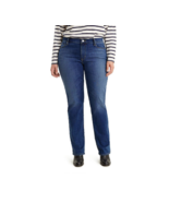 Levi&#39;s Classic Straight Jeans Womens Plus Size 24W M Regular Dark Blue - £28.29 GBP