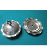 ANTIQUE HARTFORD COVERED SILVERPLATE BOWL DOMED BUTTER DISH RARE - £97.38 GBP