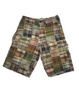 American Eagle Men Size 28 Camo Plaid Patchwork Shorts - £21.35 GBP