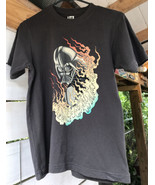 UT Uniqlo Star Wars &quot;Darth Vader&quot; Flames Yth XXS T-Shirt Charcoal Gray 1... - $351.65 MXN